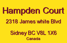 Hampden Court 2318 James White V8L 1X6
